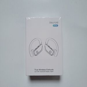 BMANI Wireless Earbuds Dual LED lights  New Sealed box.
